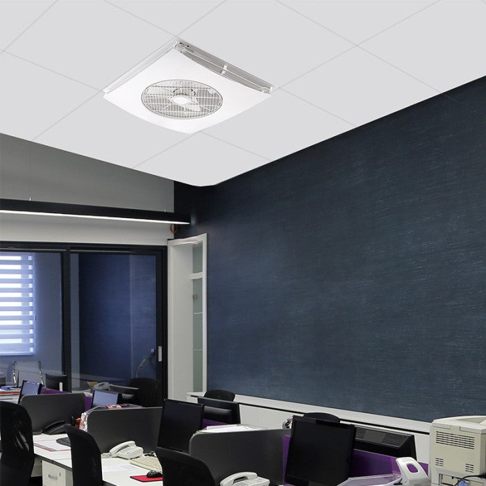 MT EDMA Panel 60×60 Kipas Angin Gantung Plafon – Angin Merata, Hemat Listrik