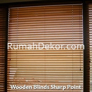Wooden Blind Sharp Point
